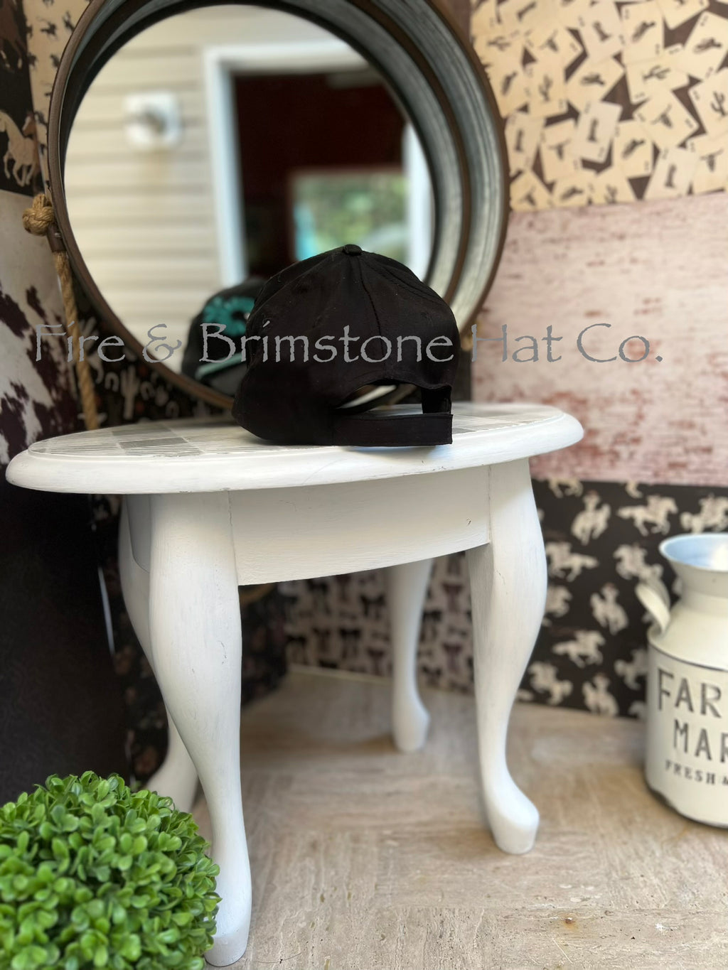 Western/Beach Caps - Cowgirl U in Midnight