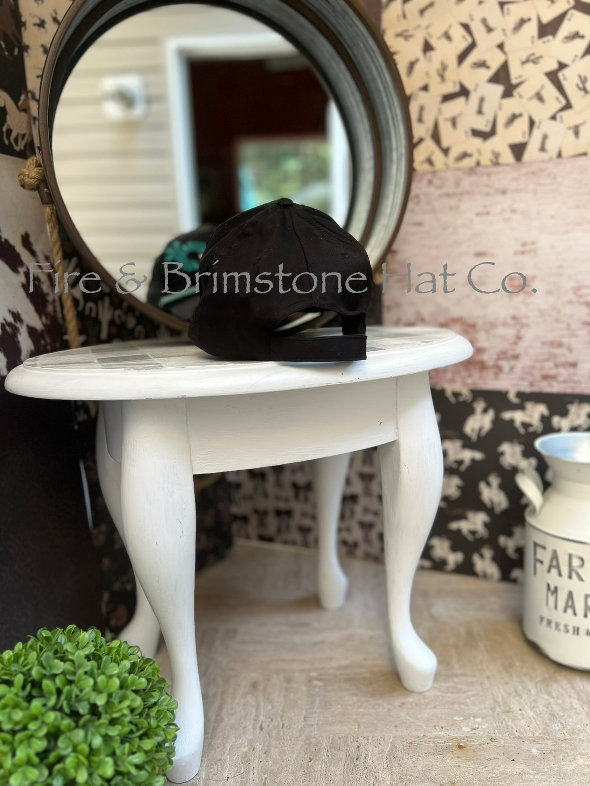 Western/Beach Caps - Cowgirl U in Midnight