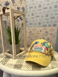 Western/Beach Caps - Salt H2O in Light Lemon